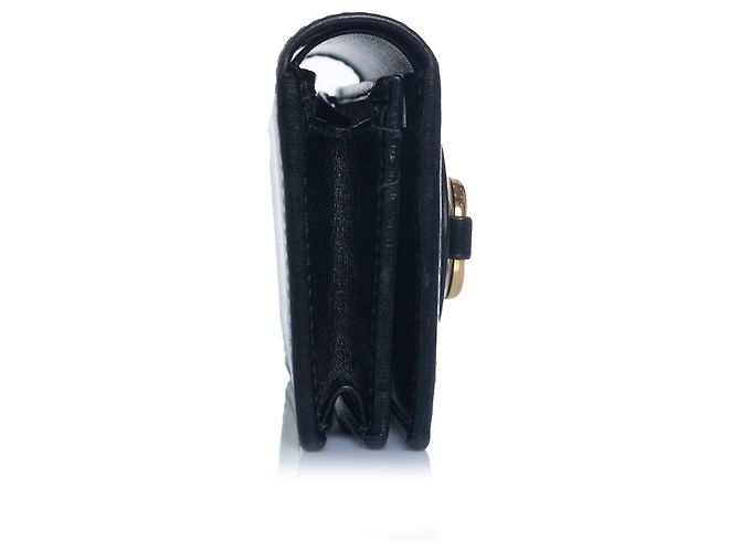 Gucci, tarjetero cartera Horsebit 1955 de piel Negro - vista 6