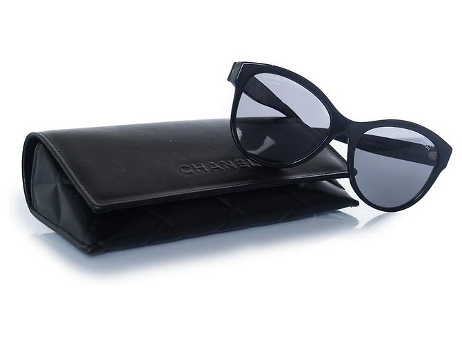 Chanel, gafas de sol polarizadas negras Negro - vista 6