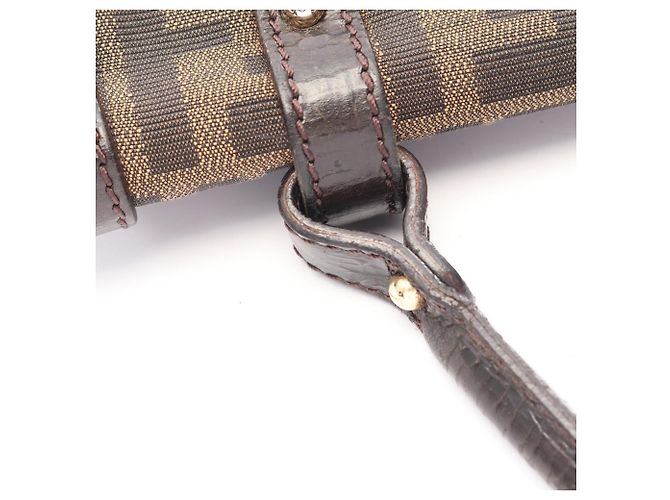 Fendi Zucca Borsa Magic Handbag Castaño - vista 10