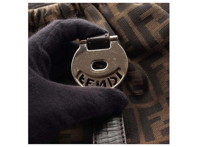 Fendi Zucca Borsa Magic Handbag Castaño - vista 8