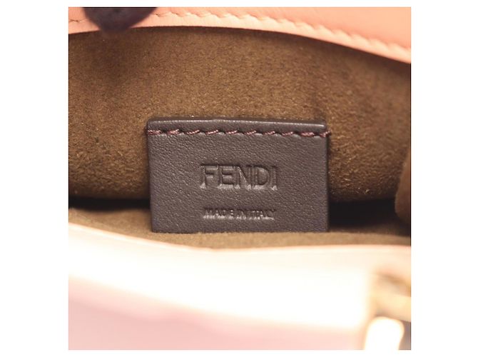 Borsa a mano Fendi Sunshine Shopper Mini Rosa - vista 4