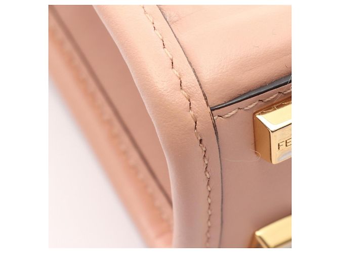 Borsa a mano Fendi Sunshine Shopper Mini Rosa - vista 5
