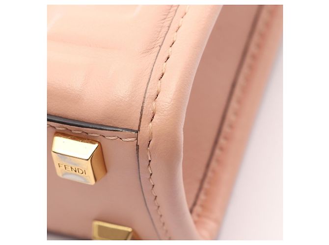 Borsa a mano Fendi Sunshine Shopper Mini Rosa - vista 6