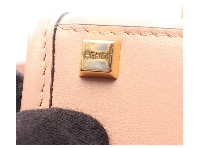Borsa a mano Fendi Sunshine Shopper Mini Rosa - vista 7