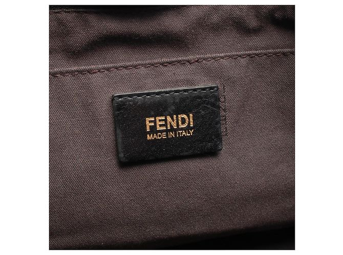 Saco Tote Fendi Zucchino Preto - vista 4