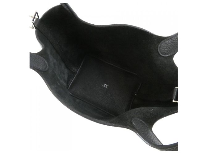 Hermès Borsa Hermes Picotin Lock PM Nero - vista 8