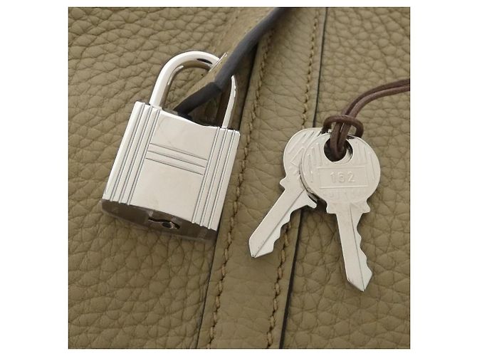 Hermès Borsa Hermes Picotin Lock PM Beige - vista 3
