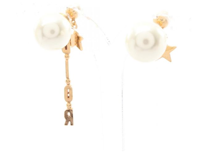 Orecchini a goccia Christian Dior Tribal Logo D'oro - vista 2