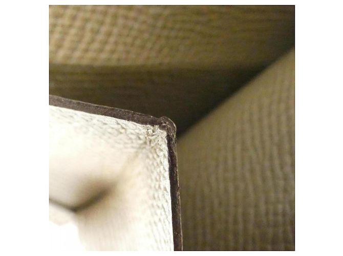 Hermès Portafoglio Hermes Bearn Soufflé Taupe - vista 10