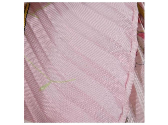 Hermès Hermes Plissierter Seidenschal in Rosa Pink - Ansicht 5
