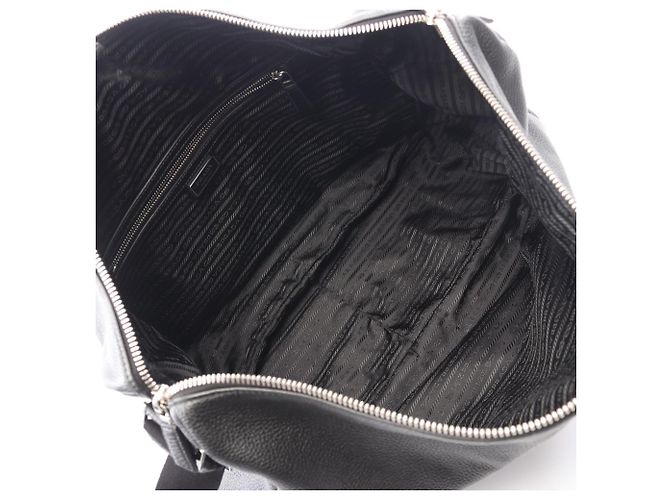 Sac à épaule Prada VIT.DAINO Noir - vue 3