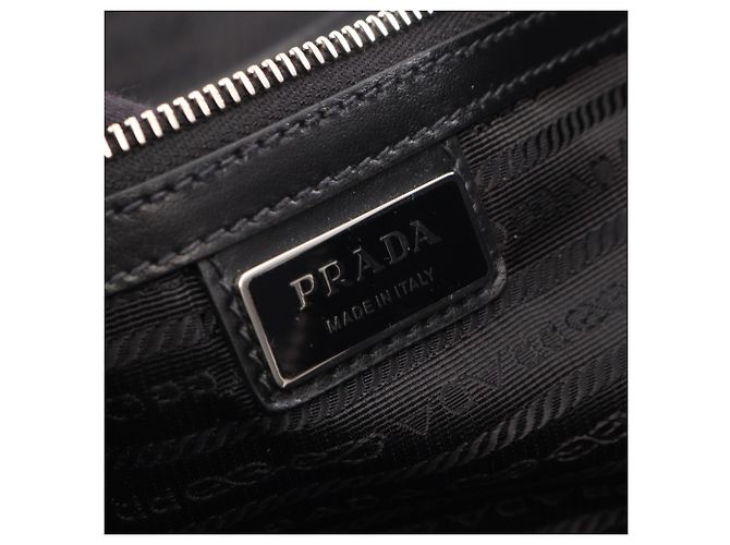 Sac à épaule Prada VIT.DAINO Noir - vue 4