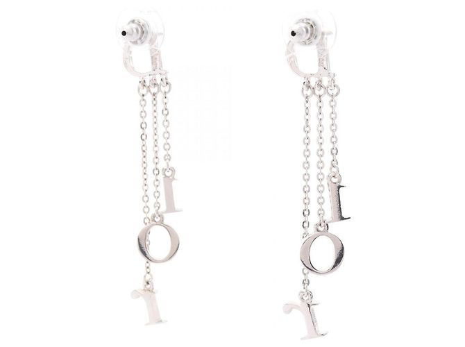 Orecchini Christian Dior Dior Logo Swing Argento - vista 2
