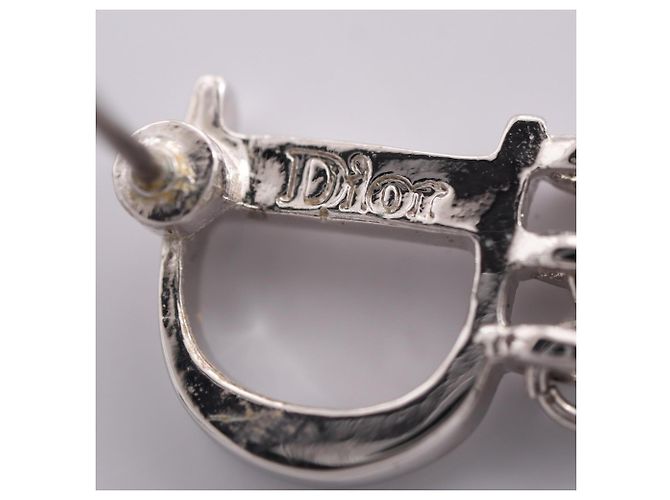 Orecchini Christian Dior Dior Logo Swing Argento - vista 3
