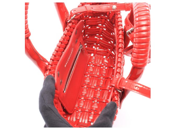 Borsa a mano 2-Way Balenciaga BISTRO XXS Rosso - vista 3