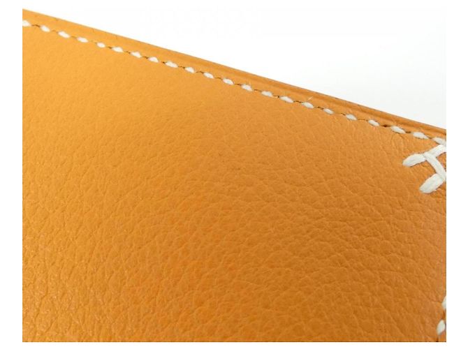 Hermès Tarjetero Hermes H Sellier Naranja - vista 3