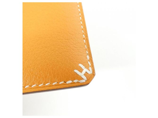Hermès Tarjetero Hermes H Sellier Naranja - vista 4