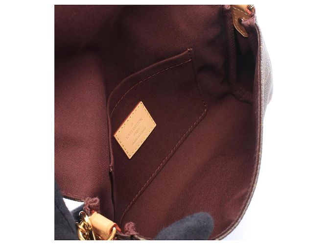 Borsa 2-Way Louis Vuitton Favorite PM Monogram Marrone - vista 3