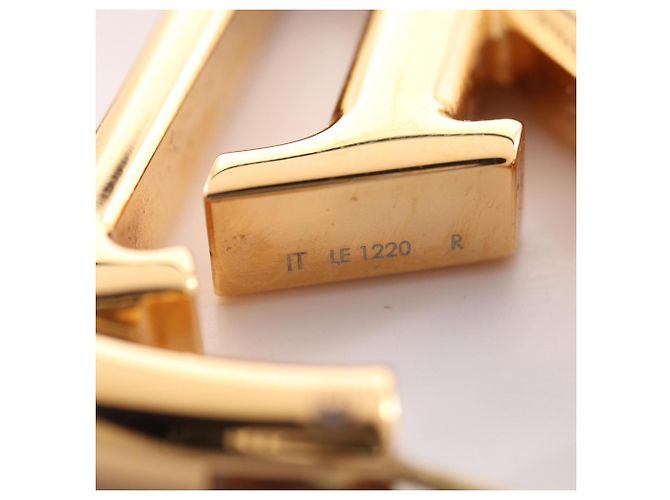 Louis Vuitton Boucles d'Oreilles Hoop Louise Earrings D'oro - vista 4