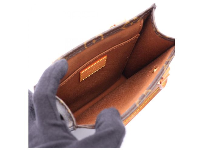 Borsa 2-Way Louis Vuitton Petite Sac Plat Marrone - vista 3