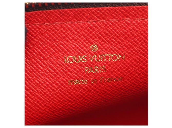 Borsa Louis Vuitton Papillon 30 Damier Ebene Marrone - vista 4