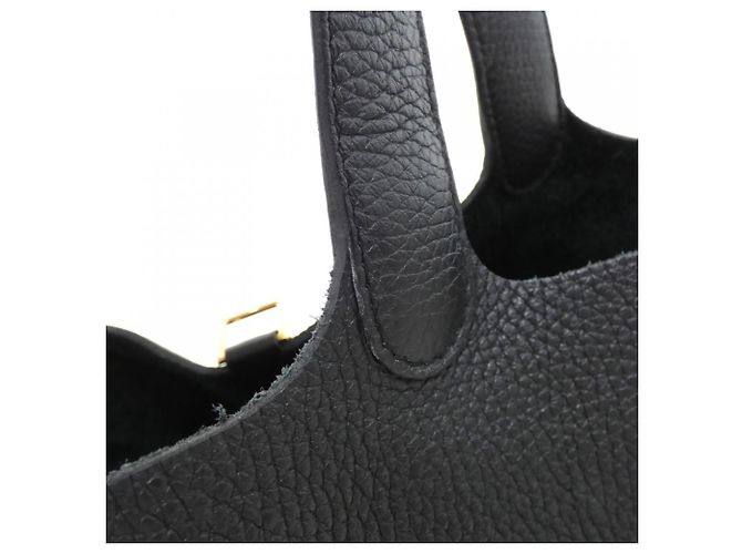 Hermès Borsa Hermes Picotin Lock MM Nero - vista 4