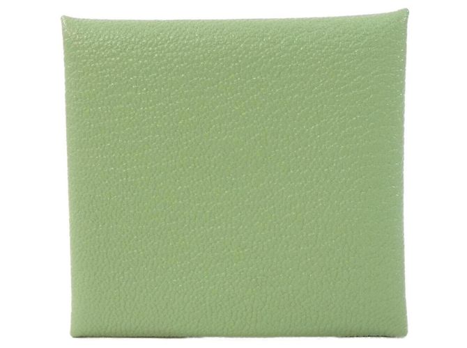Hermès Monedero Hermes Bastia en Vert Verde claro - vista 2