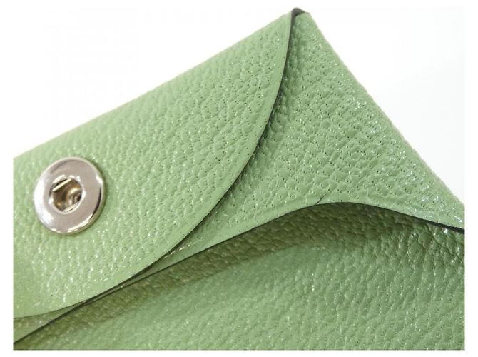 Hermès Monedero Hermes Bastia en Vert Verde claro - vista 4