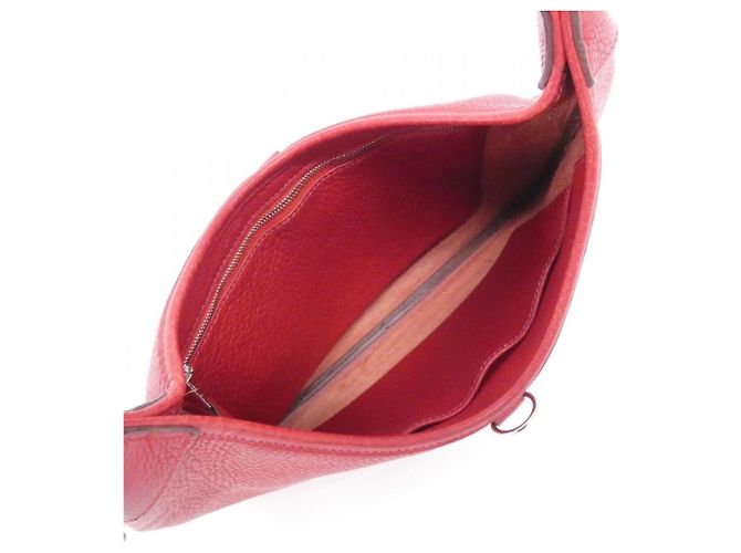 Hermès Borsa a tracolla Hermes Trim 1 Rosso - vista 8