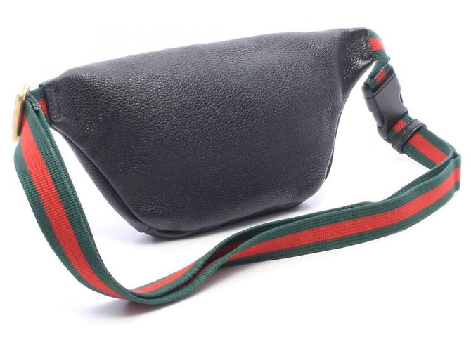 Piccolo borsello da cintura Gucci Logo Print Nero Multicolore - vista 2