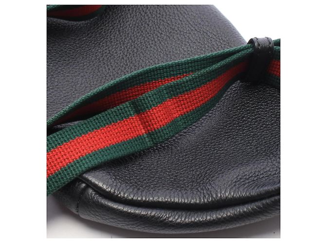 Piccolo borsello da cintura Gucci Logo Print Nero Multicolore - vista 5