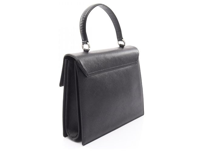 Borsa 2-Way Salvatore Ferragamo Gancini Nero - vista 2