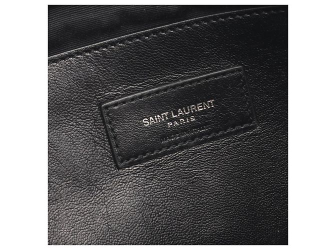 Borsa a tracolla Yves Saint Laurent Monogram Nero - vista 4