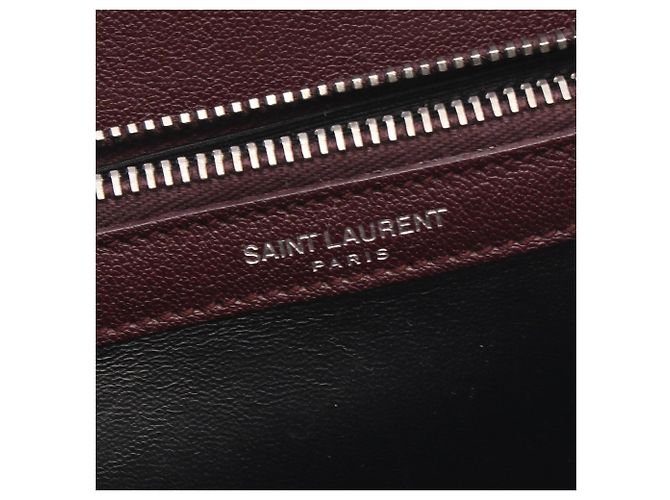 Borsa a mano 2-Way College Yves Saint Laurent Paris Bordò - vista 4