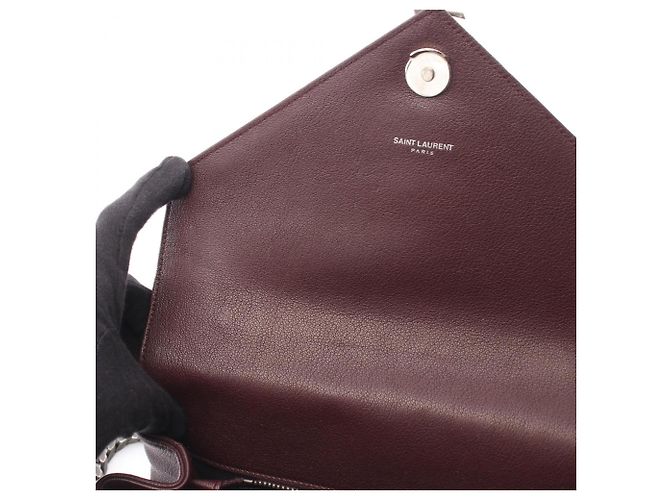 Borsa a mano 2-Way College Yves Saint Laurent Paris Bordò - vista 5