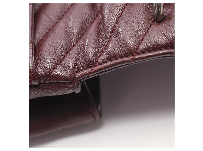 Borsa a mano 2-Way College Yves Saint Laurent Paris Bordò - vista 7
