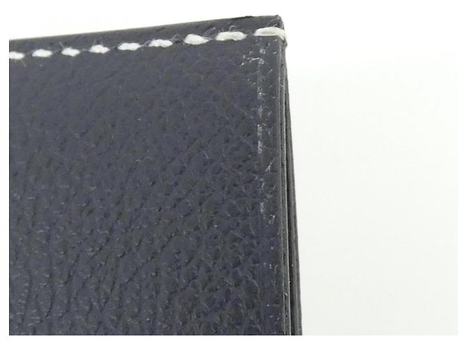 Hermès Tarjetero Hermes H Sellier Azul - vista 3