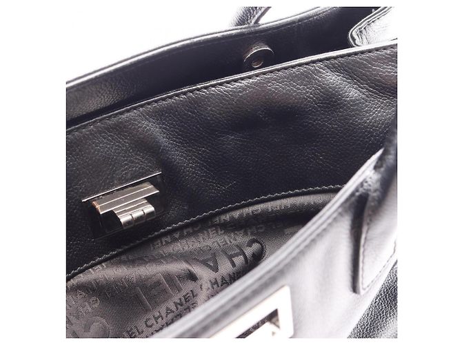Chanel 2.55 Executive Tote Bag Schwarz - Ansicht 6