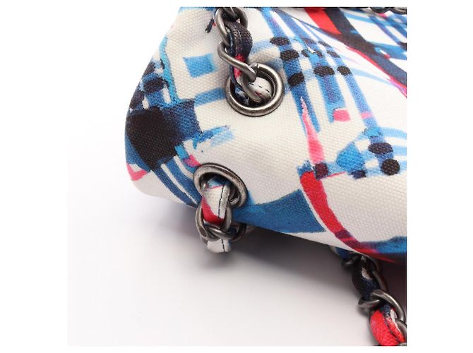 Borsa a Tracolla Chanel Airline Bianco Multicolore - vista 11