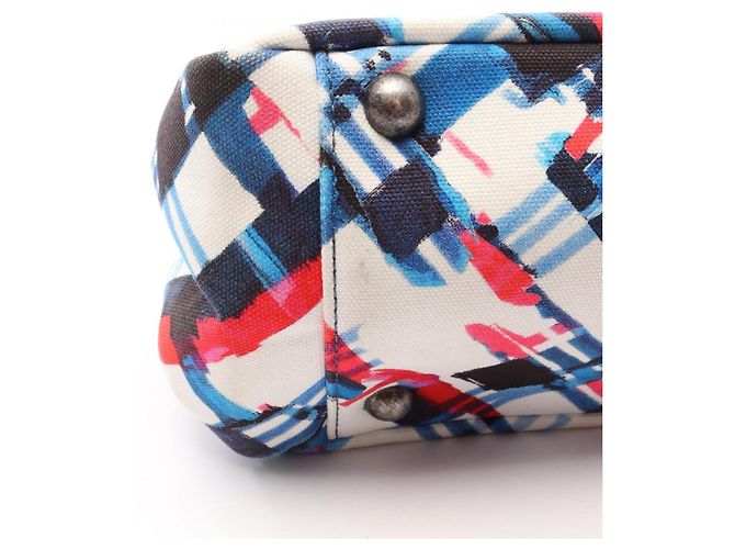 Borsa a Tracolla Chanel Airline Bianco Multicolore - vista 7