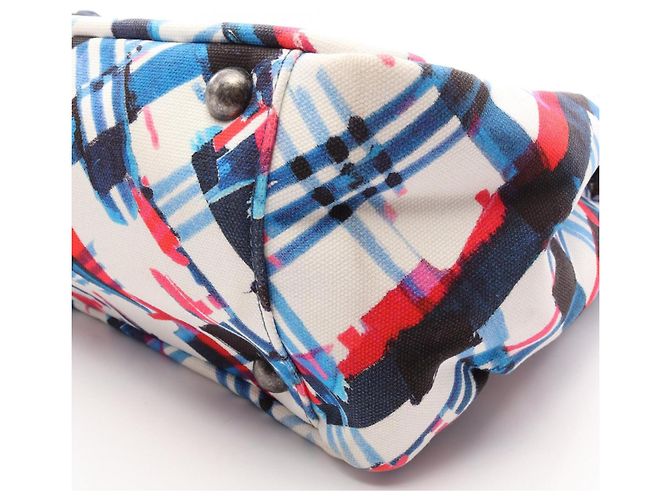 Borsa a Tracolla Chanel Airline Bianco Multicolore - vista 9
