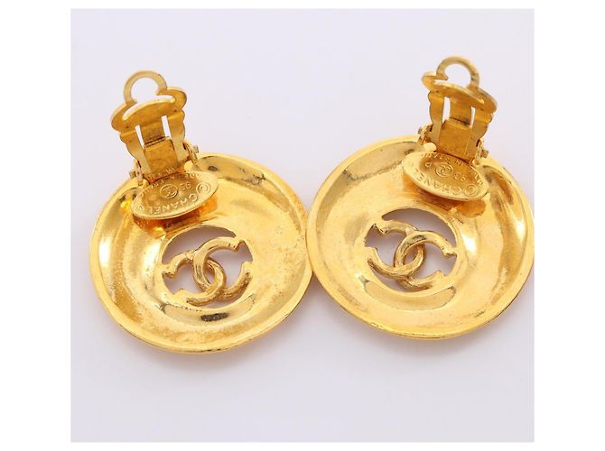 Orecchini a clip Chanel Coco Mark placcati in oro D'oro - vista 5