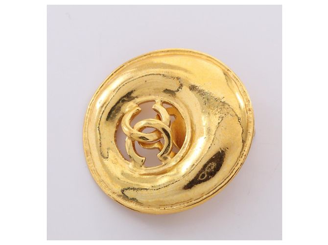 Orecchini a clip Chanel Coco Mark placcati in oro D'oro - vista 6
