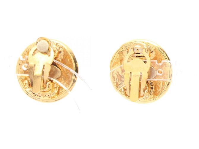 Orecchini a clip Chanel Coco Mark D'oro - vista 2