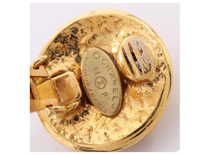 Orecchini a clip Chanel Coco Mark D'oro - vista 3
