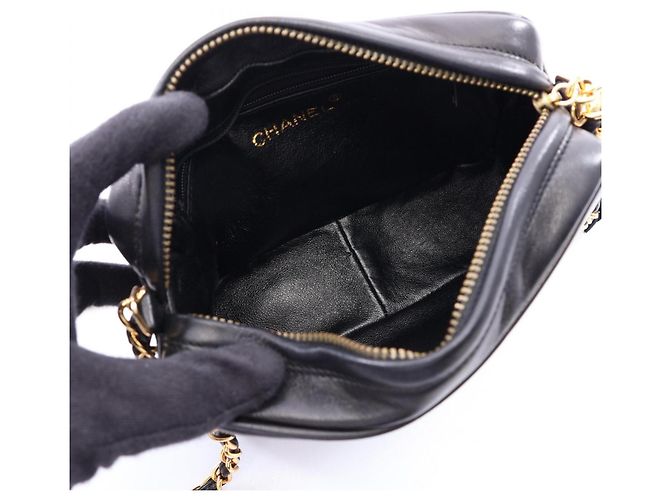 Borsa a tracolla Chanel Coco Mark Nero - vista 3