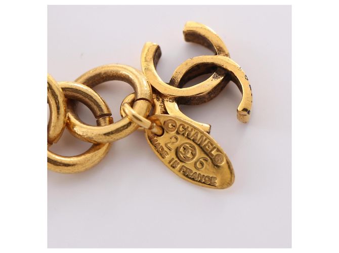 Collana Chanel Coco Mark Bianco D'oro - vista 4