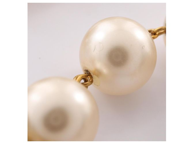 Collana Chanel Coco Mark Bianco D'oro - vista 6