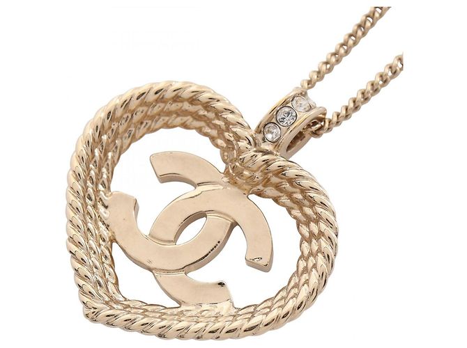 Collana Chanel Coco Mark Heart D'oro - vista 2