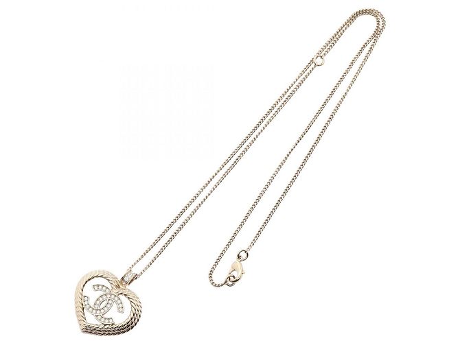 Collana Chanel Coco Mark Heart D'oro - vista 3